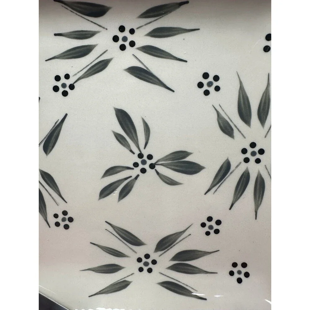 Temp-tations by Tara Old World Gray Square Platter & Matching Spader Knife Set